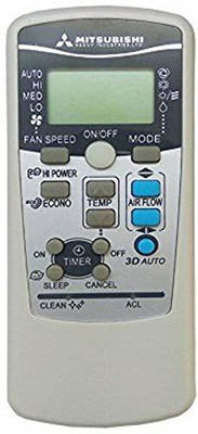 mumax AC REMOTES Compatible with AC136 Remote Controller (White) Mitsubishi Remote Controller(White)