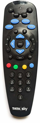 mumax  Digital TV HD Setup Box Remote Tata Sky Remote Controller(Black)