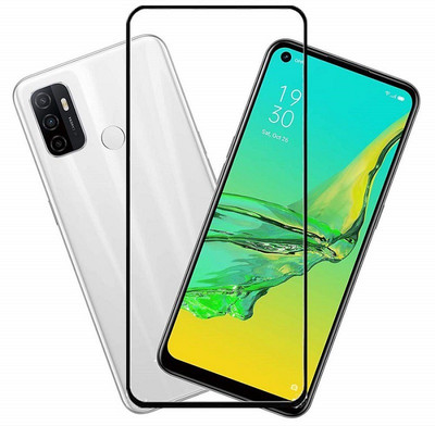 HOBBYTRONICS Edge To Edge Tempered Glass for OPPO A33 2020(Pack of 1)