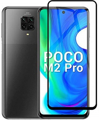 BRENZZ Edge To Edge Tempered Glass for POCO M2 Pro(Pack of 1)