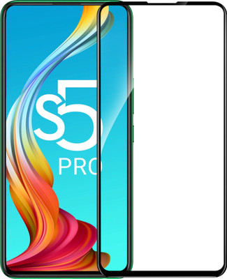 HUPSHY Edge To Edge Tempered Glass for Infinix S5 Pro(Pack of 1)