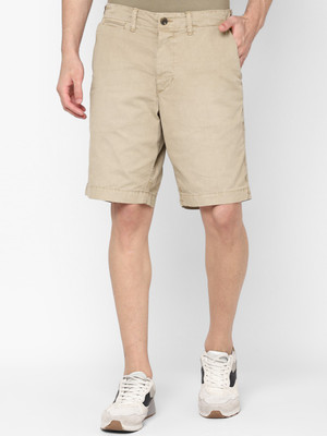 American Eagle Outfitters Solid Men Beige Chino Shorts