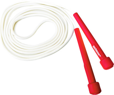 Jaspo PVC Material Lightweight Skipping Rope Suitable for All Age (108 inches Length) Speed Skipping Rope(Red, Length: 274.32 cm)