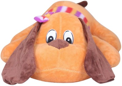 Tickles Brand New Dog Soft Stuffed Animal Plush Toy Perfect Birthday Gifts for Girls Boys Baby and Kids  - 32 cm(Orange)