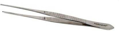 IS IndoSurgicals Deluxe Quality Toothed Tonsil Dissecting Forceps (6 inch) Tissue Forceps