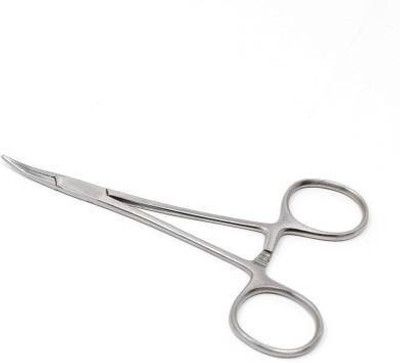IS IndoSurgicals Deluxe Quality Curved Mosquito Artery Forcep/Hemostatic Forcep (5 Inch) Hemostats Forceps