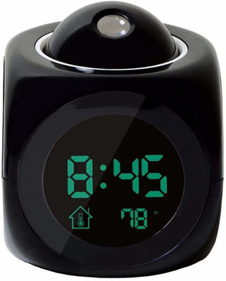 DHARU Digital Black Clock