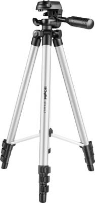 DIGITEK DTR 455 LT Tripod For DSLR, Camera &amp; Smartphone |Operating Height: 4.26 Feet | Load Capacity: 3 kgs | Lightweight &amp; Sturdy Tripod with 3 Way Head Adjustable Pan. (DTR 455 LT) Tripod  (Silver, Supports Up to 3000 g)