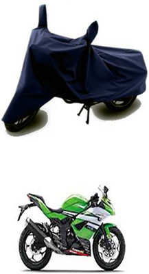 Vedika Collection Two Wheeler Cover for Kawasaki(Ninja 250, Blue)