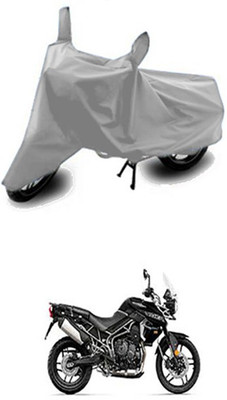 unik auto Two Wheeler Cover for Triumph(Silver)