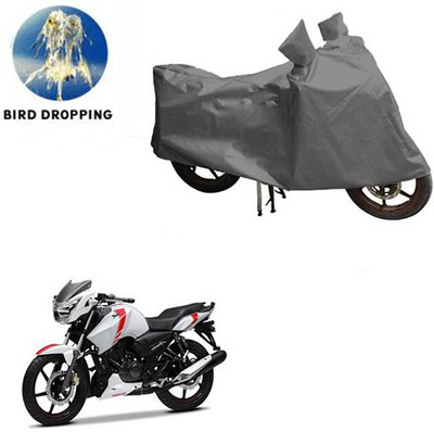 RPSENTTERPR Waterproof Two Wheeler Cover for TVS(Apache, Grey)