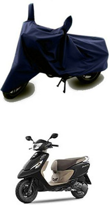 Vedika Collection Two Wheeler Cover for TVS(Blue)