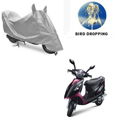 RPSENTTERPR Waterproof Two Wheeler Cover for TVS(Scooty Streak, Silver)