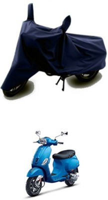 Vedika Collection Two Wheeler Cover for Universal For Bike(Vespa VXL, Blue)