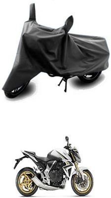 Vedika Collection Two Wheeler Cover for Honda(Grey)