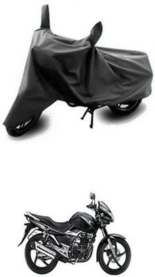 Vedika Collection Two Wheeler Cover for Suzuki(GS 150R, Grey)