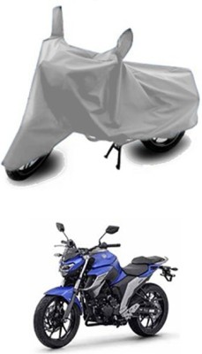 Vedika Collection Two Wheeler Cover for Yamaha(FZ, Silver)