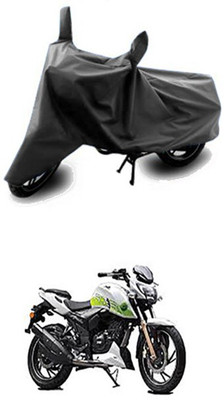 Vedika Collection Two Wheeler Cover for TVS(Grey)