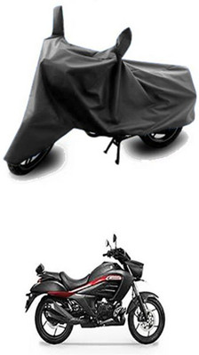 Vedika Collection Two Wheeler Cover for Suzuki(Intruder, Grey)