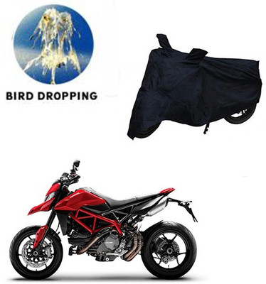 RPSENTTERPR Waterproof Two Wheeler Cover for Ducati(Hyperstrada, Black)