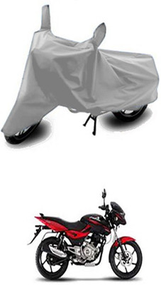 Vedika Collection Two Wheeler Cover for Bajaj(RC 200, Silver)