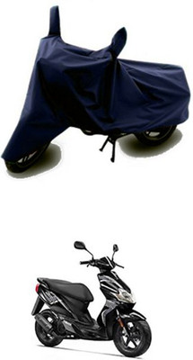 Vedika Collection Two Wheeler Cover for Yamaha(Jog R, Blue)