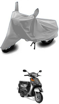 W proof Two Wheeler Cover for Indus(Yo, Silver)