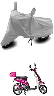 unik auto Two Wheeler Cover for Avon(E Lite, Silver)