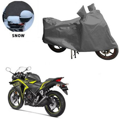 RPSENTTERPR Waterproof Two Wheeler Cover for Honda(CBR 250R, Grey)