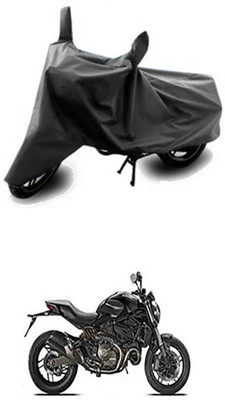 Vedika Collection Two Wheeler Cover for Ducati(Grey)