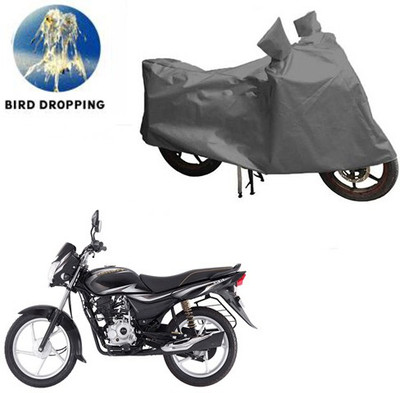 RPSENTTERPR Waterproof Two Wheeler Cover for Bajaj(Platina 100 DTS-i, Grey)