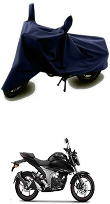 Vedika Collection Two Wheeler Cover for Suzuki(Blue)