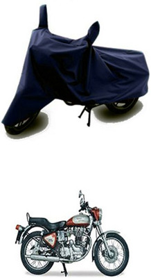 unik auto Two Wheeler Cover for Royal Enfield(Blue)