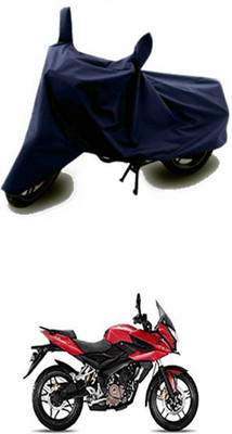 Vedika Collection Two Wheeler Cover for Bajaj(Pulsar AS 150, Blue)