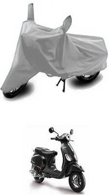 Vedika Collection Two Wheeler Cover for Universal For Bike(Vespa, Silver)