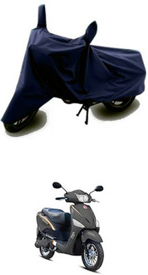 Vedika Collection Two Wheeler Cover for Hero(Electric Optima, Blue)