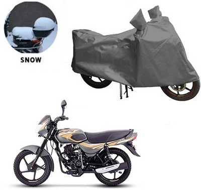 RPSENTTERPR Waterproof Two Wheeler Cover for Bajaj(CT100, Grey)