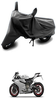Vedika Collection Two Wheeler Cover for Ducati(Grey)