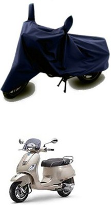 Vedika Collection Two Wheeler Cover for Piaggio(Blue)