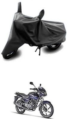 Vedika Collection Two Wheeler Cover for Bajaj(Pulsar, Grey)