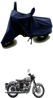 unik auto Two Wheeler Cover for Royal Enfield(Blue)