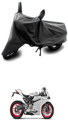 Vedika Collection Two Wheeler Cover for Ducati(Grey)