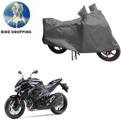 RPSENTTERPR Waterproof Two Wheeler Cover for Kawasaki(Z800, Grey)