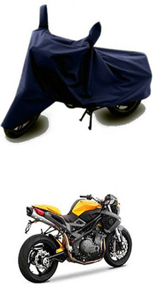 Vedika Collection Two Wheeler Cover for DSK Benelli(Blue)