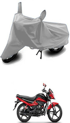 Vedika Collection Two Wheeler Cover for Hero(Silver)