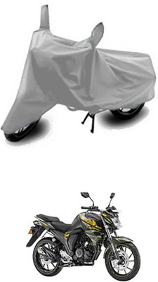 Vedika Collection Two Wheeler Cover for Yamaha(FZ-S, Silver)
