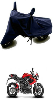 Vedika Collection Two Wheeler Cover for DSK Benelli(TNT R, Blue)