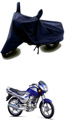 Vedika Collection Two Wheeler Cover for TVS(Victor GLX, Blue)