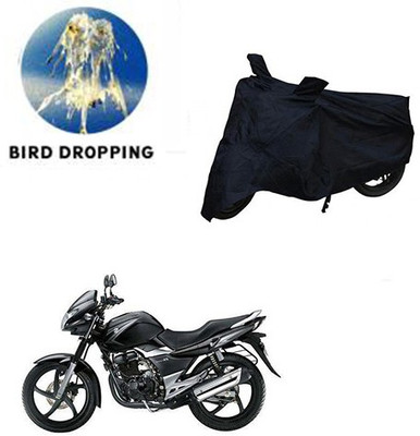 Mdstar Waterproof Two Wheeler Cover for Suzuki(GS 150R, Black)