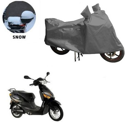 RPSENTTERPR Waterproof Two Wheeler Cover for Hero(Electric Zippy, Grey)